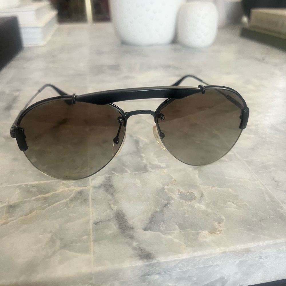 Prada Dark Gray Eyewear